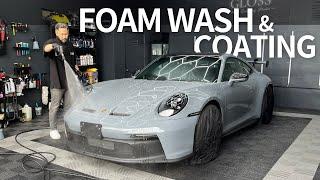 PORSCHE 911 GT3  WASH&COATING | CAR WASH | CAR DETAIL | ASMR |