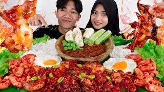 LEVEL MENDESIS‼️ MUKBANG CUMI LAUT PEDES BIKINAN SENDIRI | MUKBANG ASMR