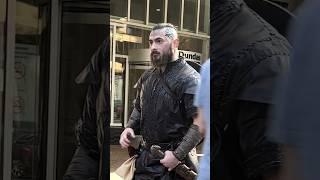 Ragnar Lothbrok Walking in Public #reactionvideo #ragnarlothbrok #foryou #cosplay #reaction #public