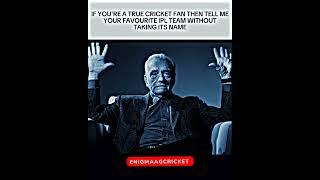 Are you a true cricket fan?  #cricket #ipl #ipl2025 #foryou #fyp