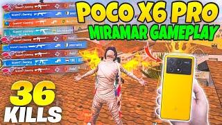 Poco X6 Pro 5G BGMI ( Miramar Map Gameplay ) Test on Fps Meter