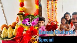 Homemade non fire Modak recipe for bhog of Ganpati| Ganesh Chaturthi Vlog | Ganpati Puja at home