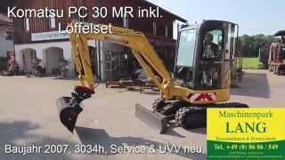 Komatsu PC 30 Minibagger inkl. Löffelset DEMO @ Lang Machinery