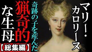 【マリー・カロリーヌ・ド・ブルボン】愛らしい妃から狂女へ変貌?!フランスブルボン家最後の王位継承候補の母【総集編】