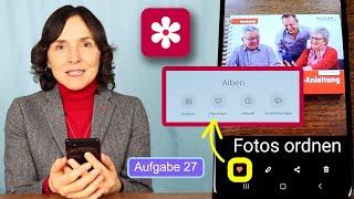 Fotos ordnen in der App Galerie. Smartphonekurs mit dem Samsung Teil 27.