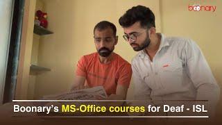 Boonary's MS-Office courses for Deaf - ISL