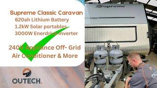 Lithium + Solar Power Setup for Off-Grid Camping - Supreme Classic Caravan