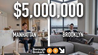 What does $5 Million Buy You In Manhattan vs. Brooklyn | Borough Brokers