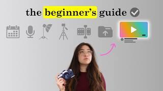 how to make your FIRST YouTube video (even if you're not ready)