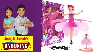 Princess Aerocraft Flying Fairy Toy ║Josh&Sarah Unboxing