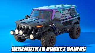 Using The Behemoth Car In Rocket Racing!! - Rocket Racing Gameplay