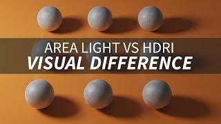 KeyShot Lighting Study: The Visual Difference Between using an Area Light and a HDRI Environment