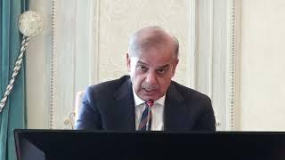 Prime Minister Shehbaz Sharif's address to the cabinet meeting.