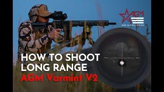 Shooting 500 yards with AGM Varmint V2 LRF Thermal Riflescope Ballistic Calculator