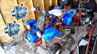 Yamaha Banshee 350 Carb Removal and TORS Delete Kit (How To) Pt. 1