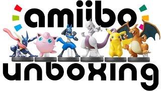 Unboxing ALL Super Smash Bros. Pokemon Amiibo INCLUDING MEWTWO!