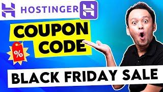 Hostinger Coupon Code 2024 | BIGGEST Hostinger Black Friday Sale