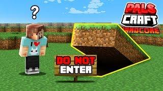 HE FOUND THE ENTRANCE TO OUR SECRET BASE! (Minecraft PalsCraft 3)