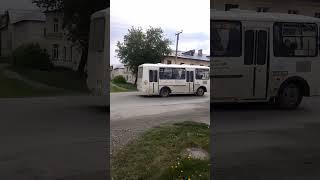 "Творческий кадр!" ПАЗ-32054 по маршруту №110 Барабинск-Новониколаевка #transport