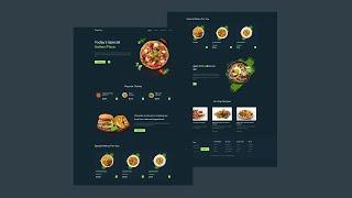 Responsive Restaurant Website Design Using Html CSS and JavaScript For Beginners