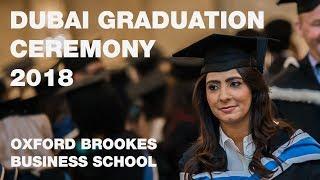 Dubai Graduation Ceremony 2018 | Oxford Brookes Business School