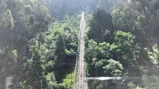 4K: Cable Car Ride Monserrate Hill Bogota Colombia (HD60fps)