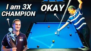 Young Player Thinks He can OUTPLAY the 60-Year Old EFREN REYES