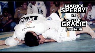 MARIO SPERRY SUBMITS ROYLER GRACIE WITH CLOCK CHOKE!!! | Brazilian Nationals 1998