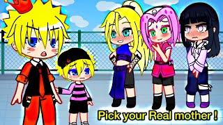 Boruto Pick Your Real Mother  | Naruto meme | Different Ending? | Gacha Club