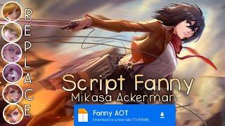 Script Skin Fanny Attack On Titan No Password | Full Effect & Voice | Update Patch Terbaru