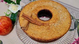 BOLO DE MAÇÃ COM IOGURTE E CANELA | SAUDÁVEL E DELICIOSO