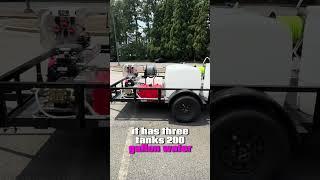 Softwash Pressure Washing Starter Trailer Setup #pressurewashing #softwashing #softwash #setup