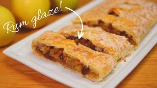 Glazed STRUDEL Quick and Easy Recipe