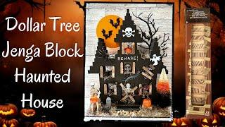 Dollar Tree  Jenga Block Haunted House ️