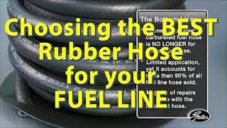 Choosing the BEST Rubber Fuel Hose for your Homebuilt aircraft