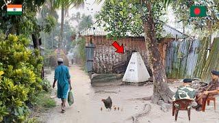দুই দেশের এক গ্রাম! India Bangladesh Open Border! Village Vlog