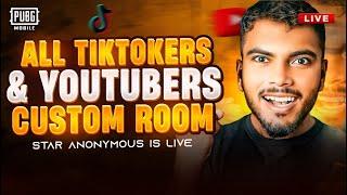 YOUTUBERS + TIKTOKERS TOURNAMENT LIVE / PUBG MOBILE