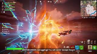 Defeating Doom in Fortnite Live Event!