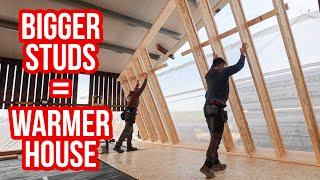 FRAMING GIANT STUD WALLS - Building our DIY Dream Home!