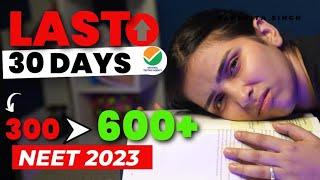 Best Strategy to score 600+ in last 30 Days for NEET 2023.
