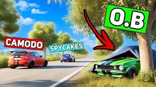 The Hider Can FLEE if They Get FOUND!! - BeamNG Drive Hide and Seek