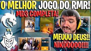 QUE JOGAÇO DA PO***! G2 vs SPIRIT (MD3 COMPLETA) - Perfect World Shanghai Major 2024 Europe RMR B