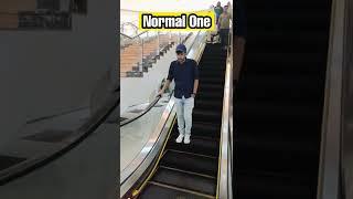 Types of People using Escalator #sharathjoy #shorts