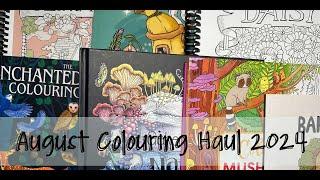 August Adult Colouring Haul 2024  | Adult Coloring