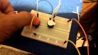 Protoboard  Pulsador Buzzer