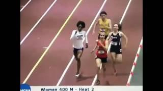 Wadeline Jonathas in the 400M Dash at 2017 NCAA Indoor Championship