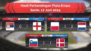 Hasil Piala Eropa - Inggris Menang Tipis - Belanda Comeback