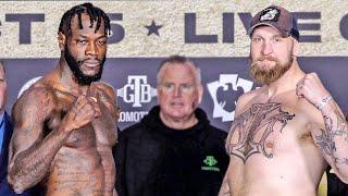 Deontay Wilder vs. Robert Helenius • FULL WEIGH IN & FACE OFF • Heavyweight Boxing