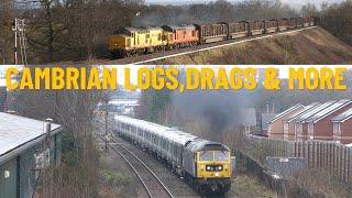 Cambrian Logs Class 37 Thrash, GBRf 47 Drags & More