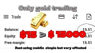 $15 to $15000 with in Two days Trading XAUUSD | Scalping is easier #sharpentry #gold #forextrading